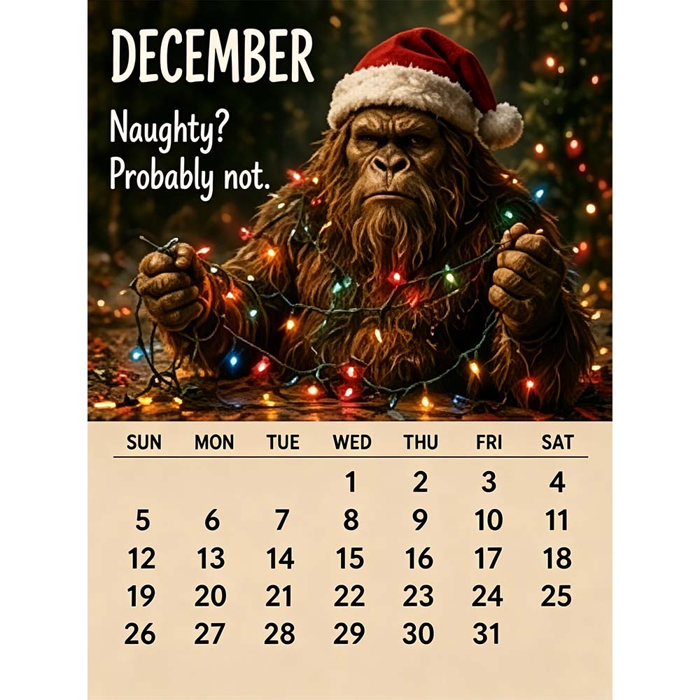 🦶2027 Daily Life Calendar