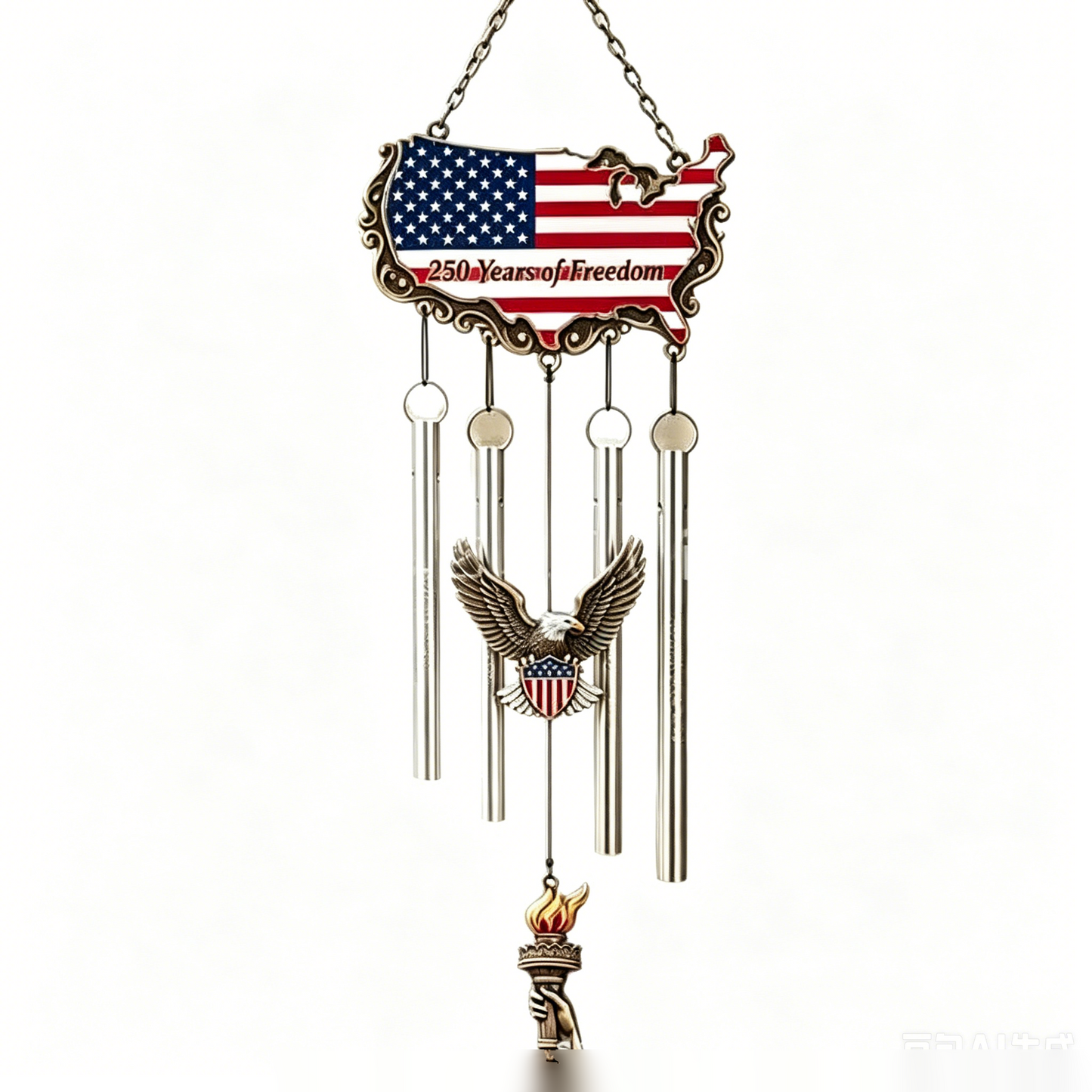 🎐🎐🇺🇸 250 Anniversary Freedom Memorial Wind Chime