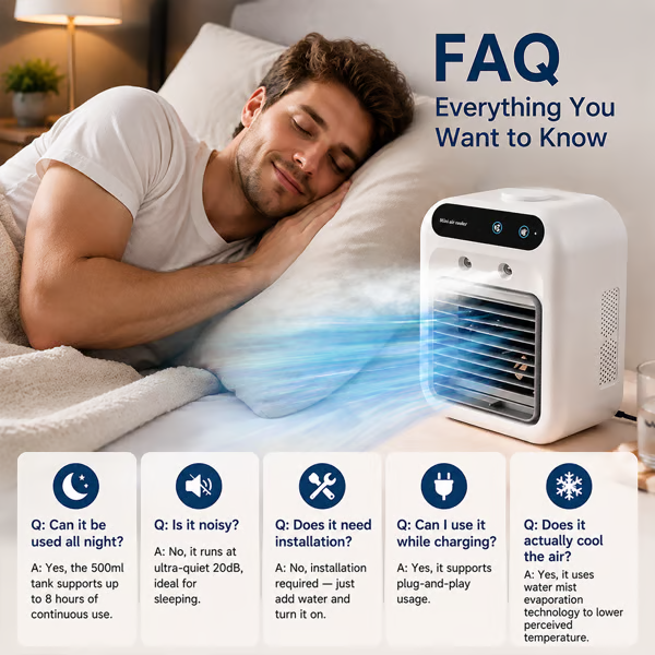 βοΈβοΈ Portable Mini Air Conditioner with Humidifier β 20Β°C Cooling π₯