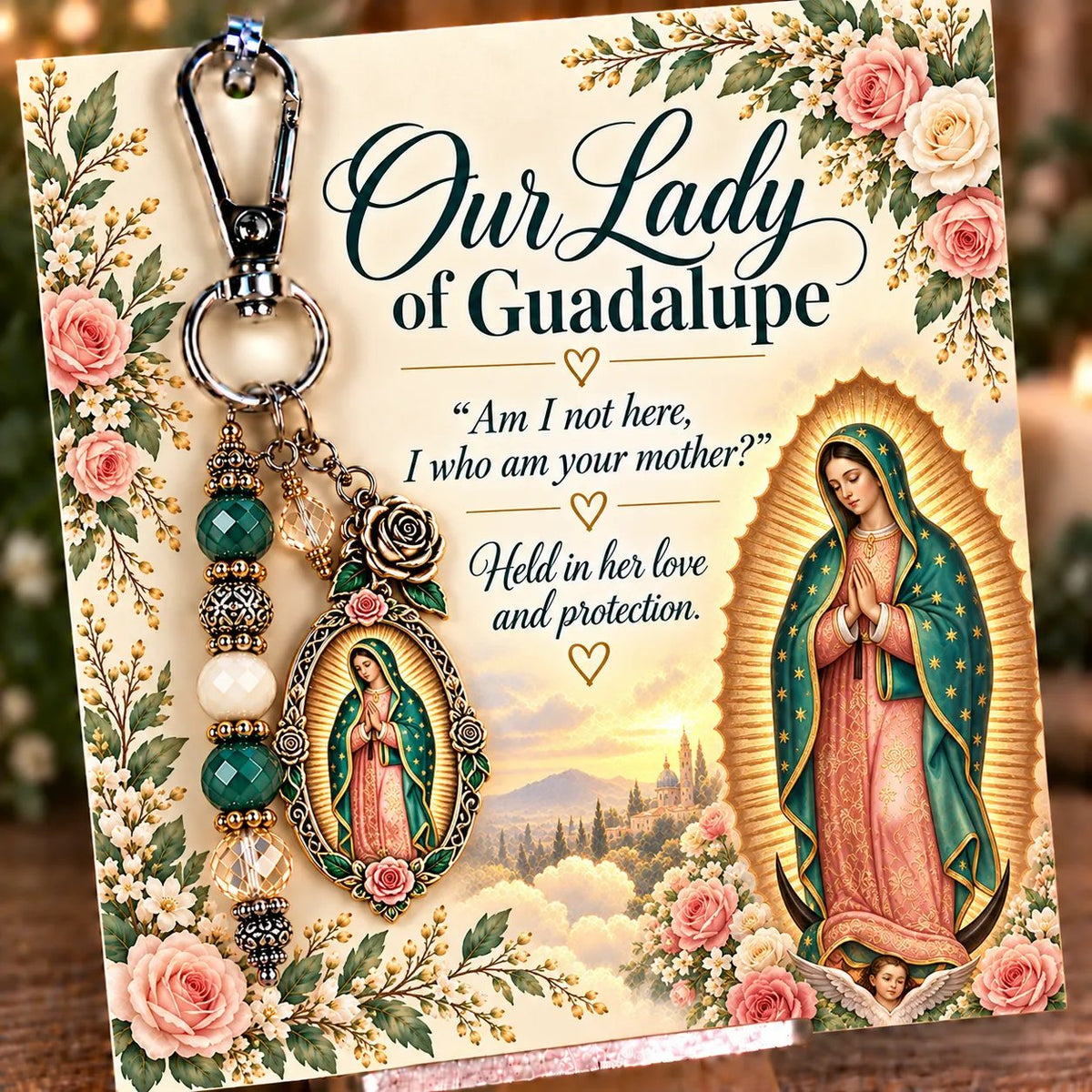 ✝️ Carry Your Faith With You - Christian Scripture & Prayer Keepsake Keychain