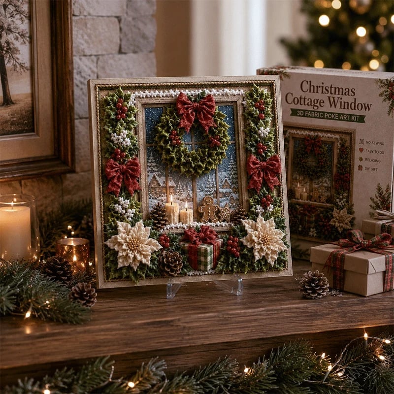 ๐ ๐ 3D-kerststof-poke-art-set๐ Buy 2 & Get Free Shipping ๐