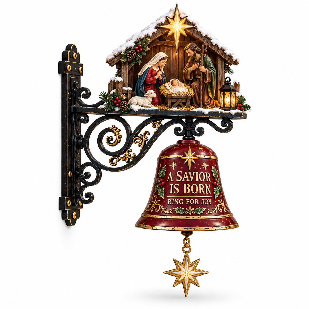🎅🎅 2026 Christmas Gift 50% Off--✨ Jesus Nativity Christmas Door Bell