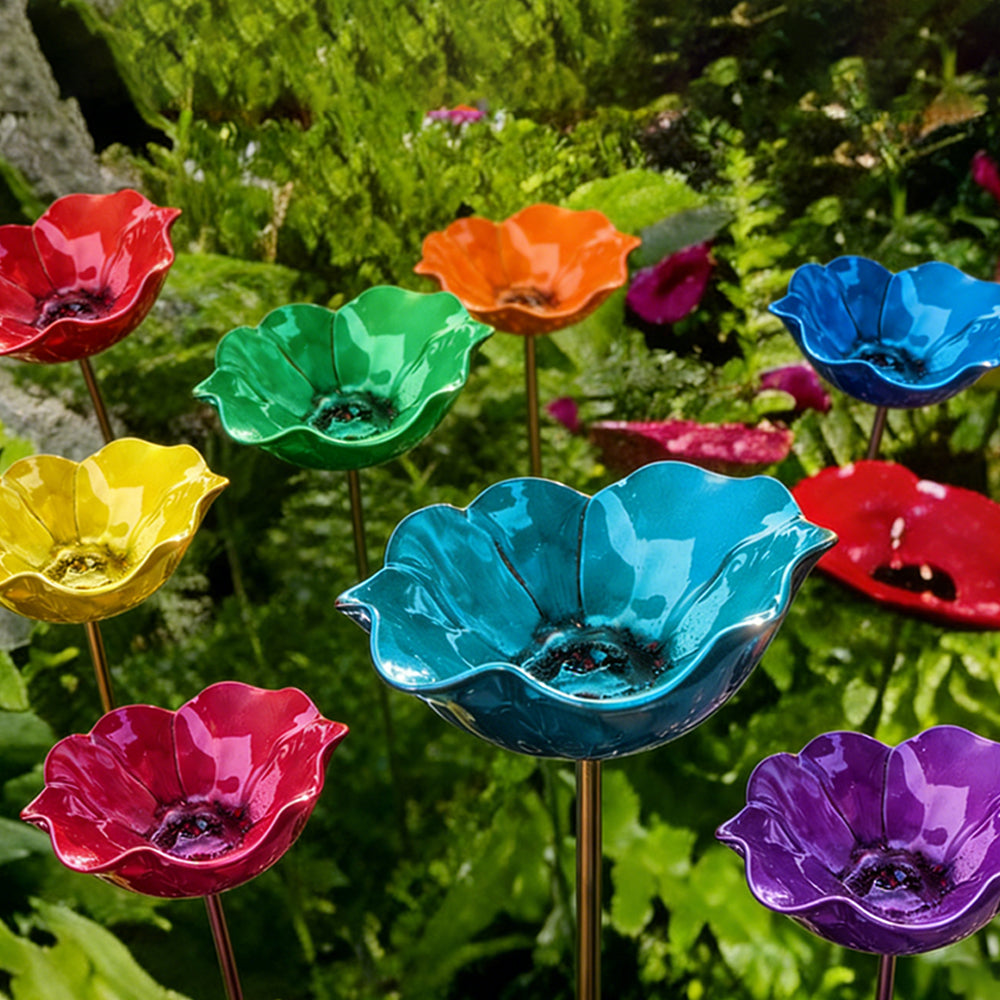 💖🎁2026 Mother's Day Gifts 50% Off--🐦🐦Handmade Metal Flower Garden Stake🎁