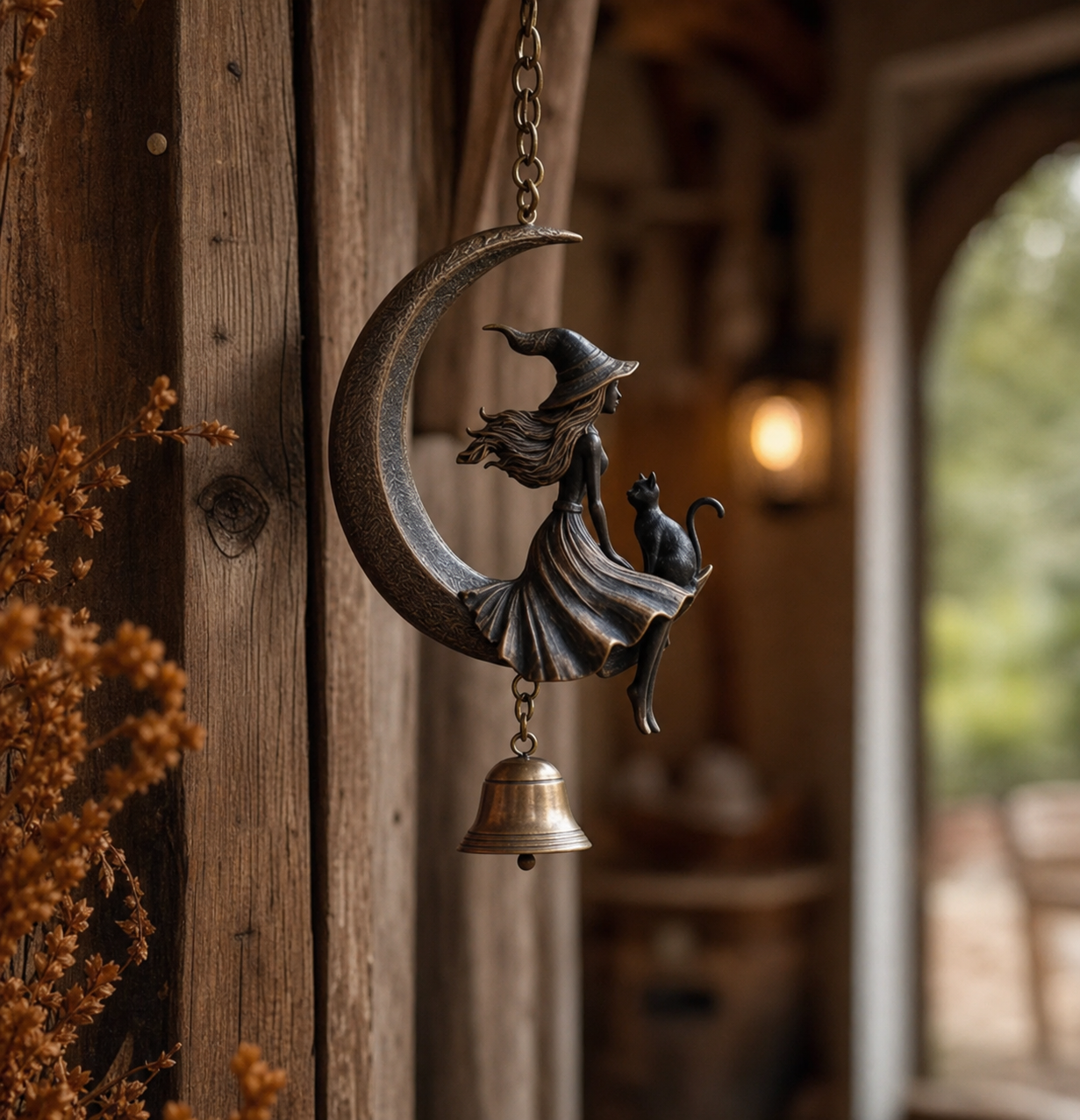 ๐ Witch Moon Wind Chime