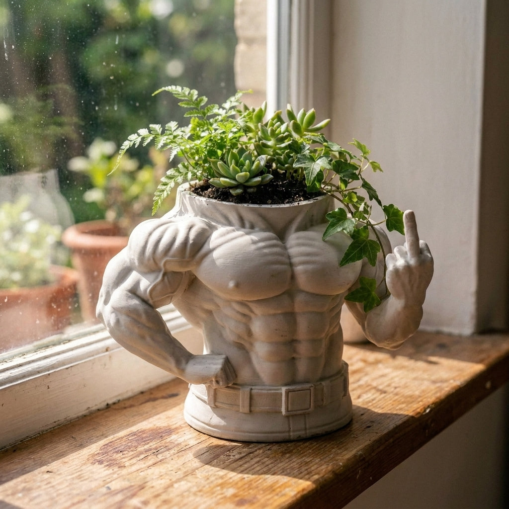 🌿🌿Muscular man Planter — Instantly Infuse Your Plants with Personality 🌿
