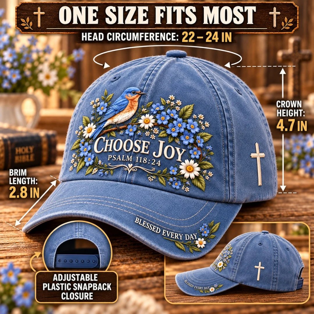 βοΈ Christian Faith & Nature Scripture Baseball Cap | Detailed Embroidery β’ Comfortable Fit π§’