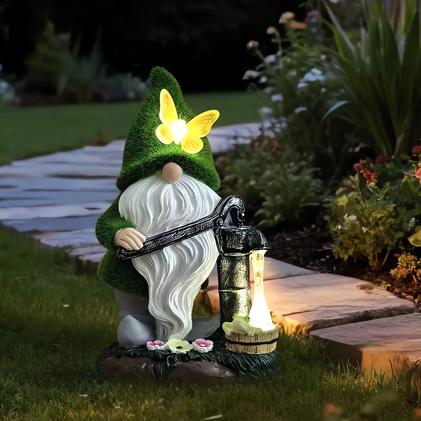 🌺🌺Summer Sale 49% OFF🔥Outdoor Garden Gnomes with LED Solar Light