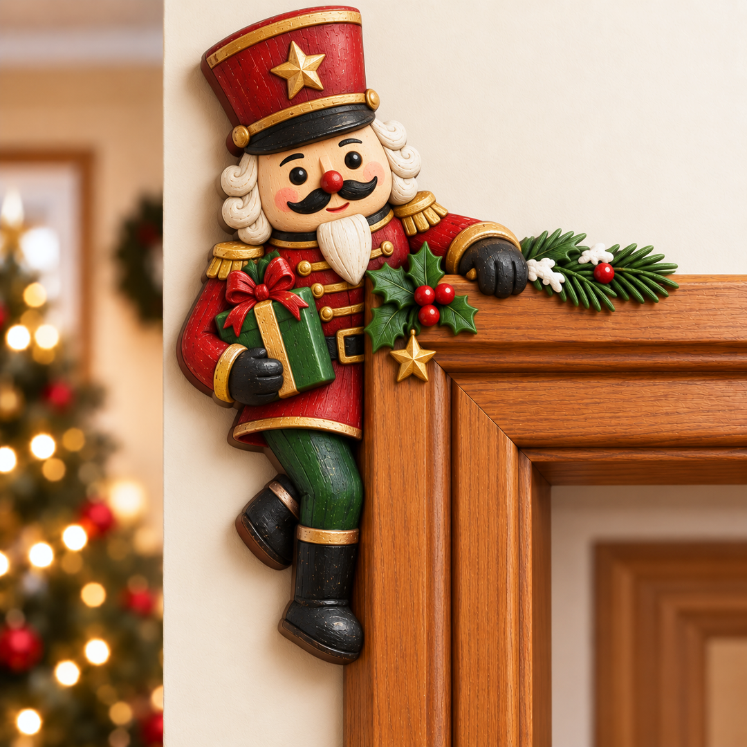 🎅 🎅2026 Christmas Gift 50% Off--Christmas Peekaboo Door Frame Corner Decor