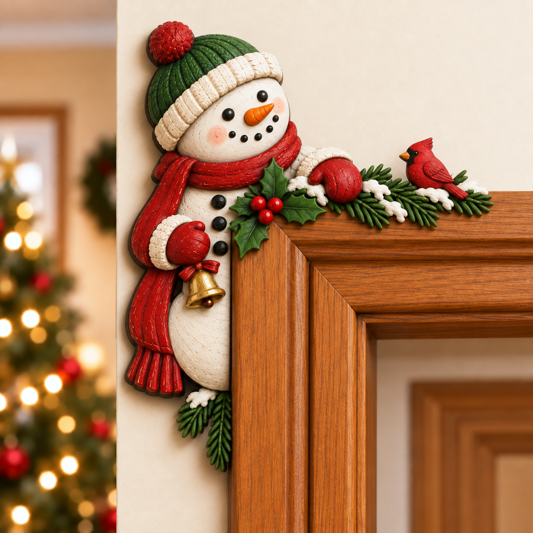 🎅 🎅2026 Christmas Gift 50% Off--Christmas Peekaboo Door Frame Corner Decor