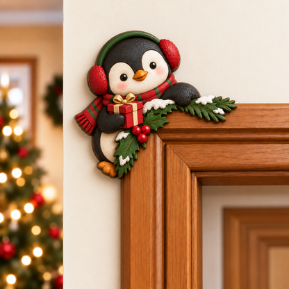 🎅 🎅2026 Christmas Gift 50% Off--Christmas Peekaboo Door Frame Corner Decor