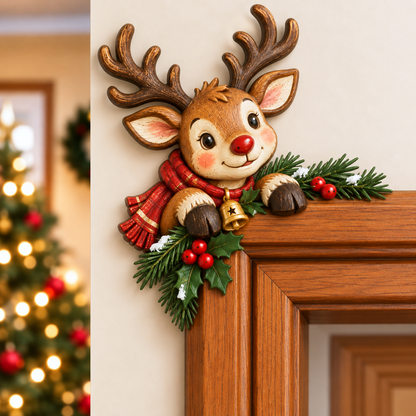 🎅 🎅2026 Christmas Gift 50% Off--Christmas Peekaboo Door Frame Corner Decor