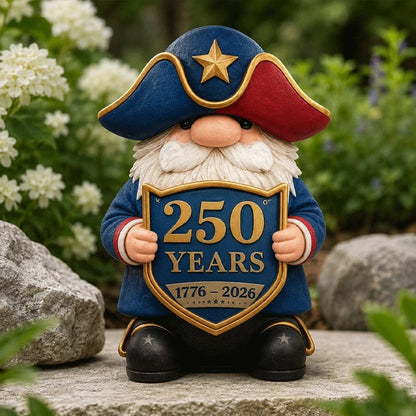 ❤️❤️Patriotic-Themed Gnome Statue