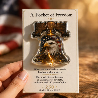 🔔🔔"Freedom's Perch" – Liberty Bell Eagle, 250th Anniversary