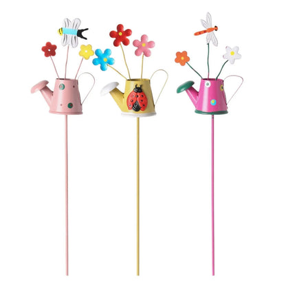 🔥Last Day 49% OFF-🌱Set of 3 Metal Flower Pot Garden Stakes