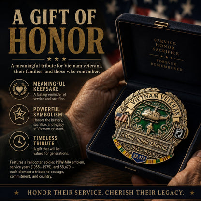 🦅🦅LAST DAY 49% OFF - 🎖️Vietnam Veteran Honor Commemorative Pin
