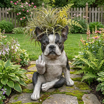 🐶Boston Terrier Planter — Instantly Infuse Your Plants with Personality 🌿