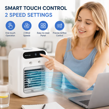 ❄️ Portable Mini Air Conditioner with Humidifier — 20°C Cooling 🔥