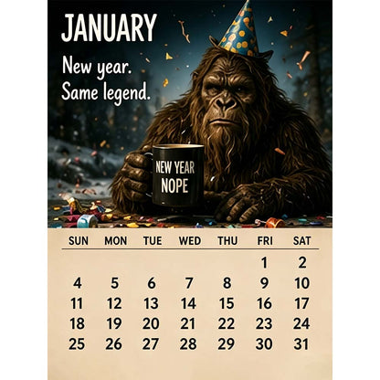 🦶2027  Daily Life Calendar