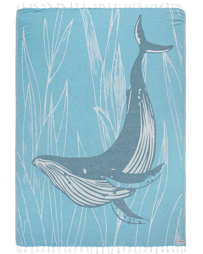 🏖️Daisy Turtle Turkish Cotton Beach Towel – Oversized Sand Resistant Quick Dry Towel