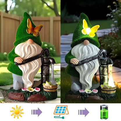 🌺🌺Summer Sale 49% OFF🔥Outdoor Garden Gnomes with LED Solar Light