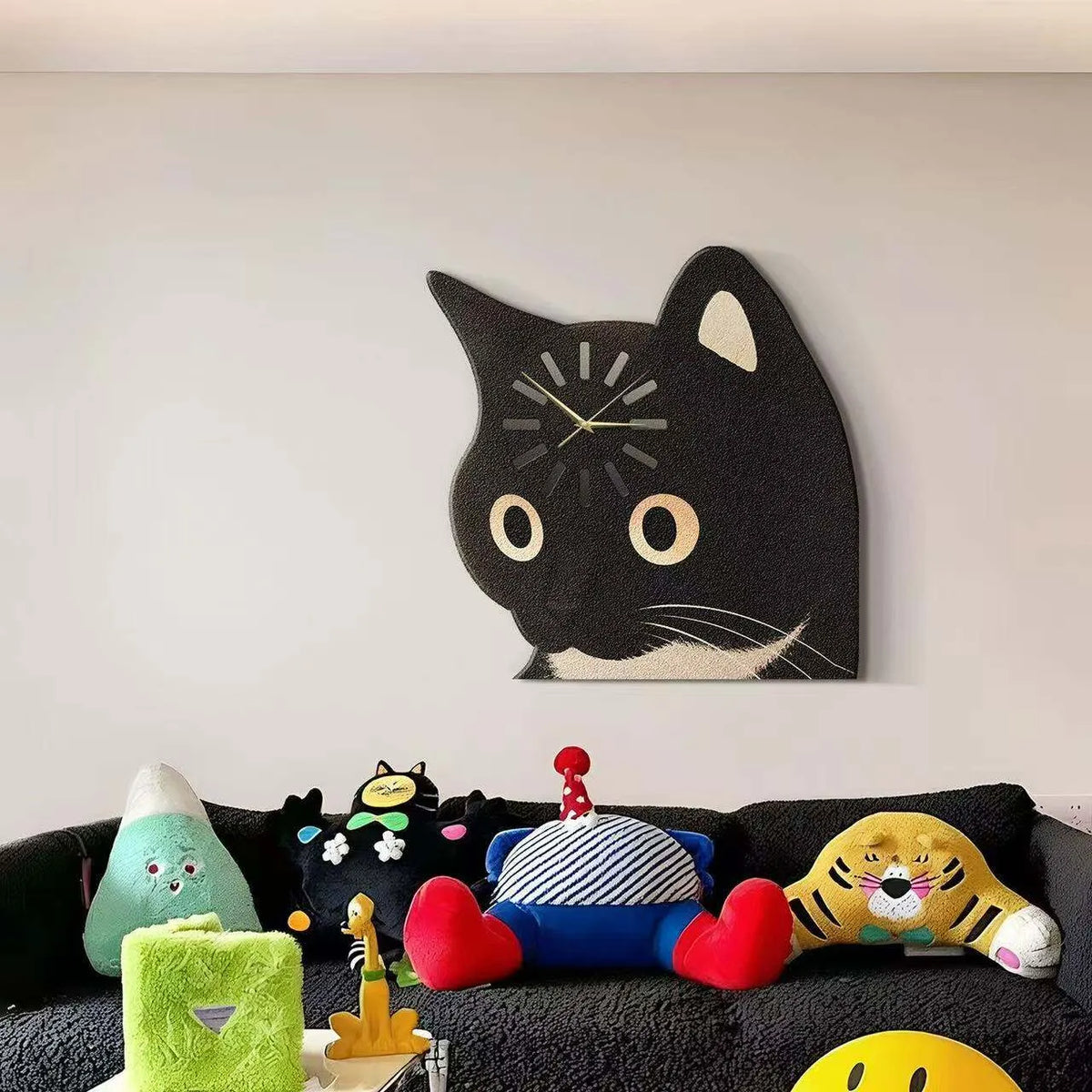 🎅 2026 Christmas Gift 50% Off--🐱 Loading Cat & Dog Wall Clock – Cute Animal Collection