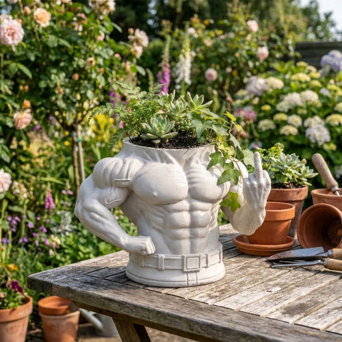 🌿🌿Muscular man  Planter — Instantly Infuse Your Plants with Personality 🌿