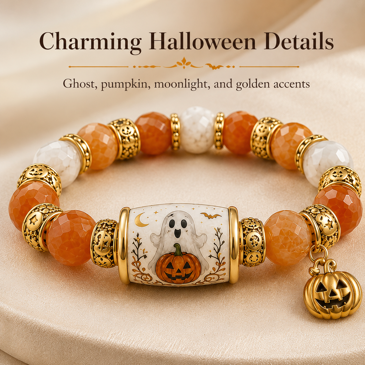 💥💥LAST DAY 49% OFF👻 Halloween Ghost Charm Bracelet
