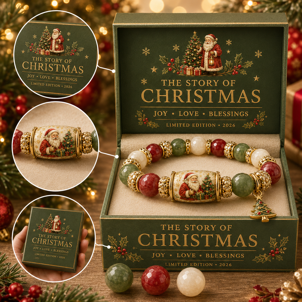 🎅🎅 Christmas Magic Bracelet 🎄 | 2026 Limited Edition — 50% OFF Holiday Sale