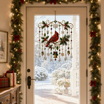 🎄🎄🎐Handmade Christmas Stained Glass Window Hanging