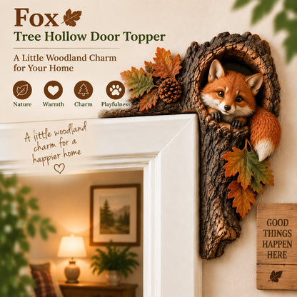🎅 🎅2026 Christmas Gift 50% Off--⏰LAST DAY 50% OFF 🐿️ 3D Chipmunk Tree Hollow Door Topper | Woodland Animal Doorway Decor For Cozy Nature Homes