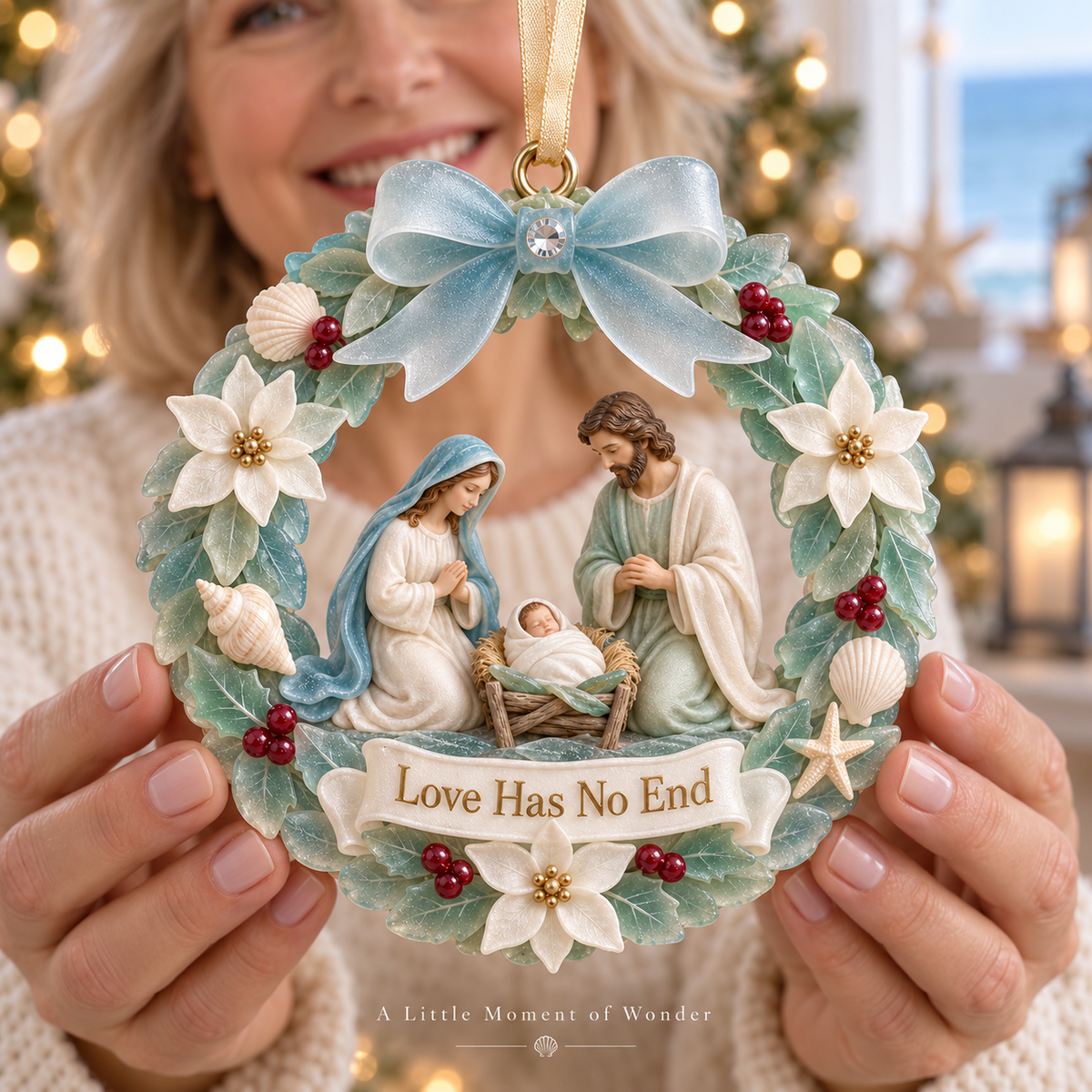 🎅🎅2026 Christmas Gift 50% Off--Coastal Holy Night: The Birth of Love | Nativity by the Sea
