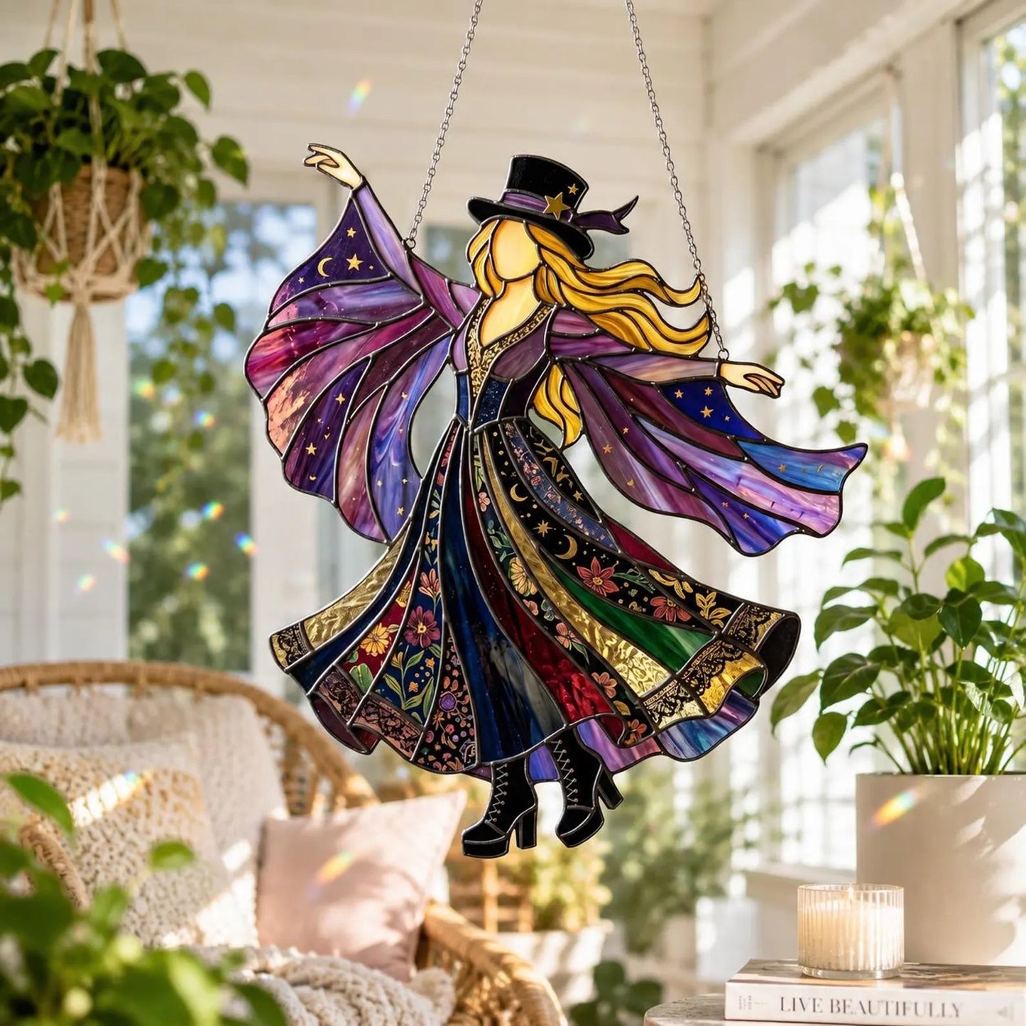 💥LAST DAY 57% OFF - 💃Stevie Nicks🤘Handmade Spinner