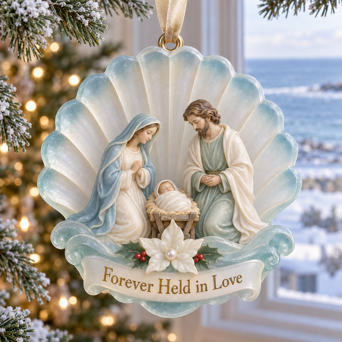 🎅🎅2026 Christmas Gift 50% Off--Coastal Holy Night: The Birth of Love | Nativity by the Sea