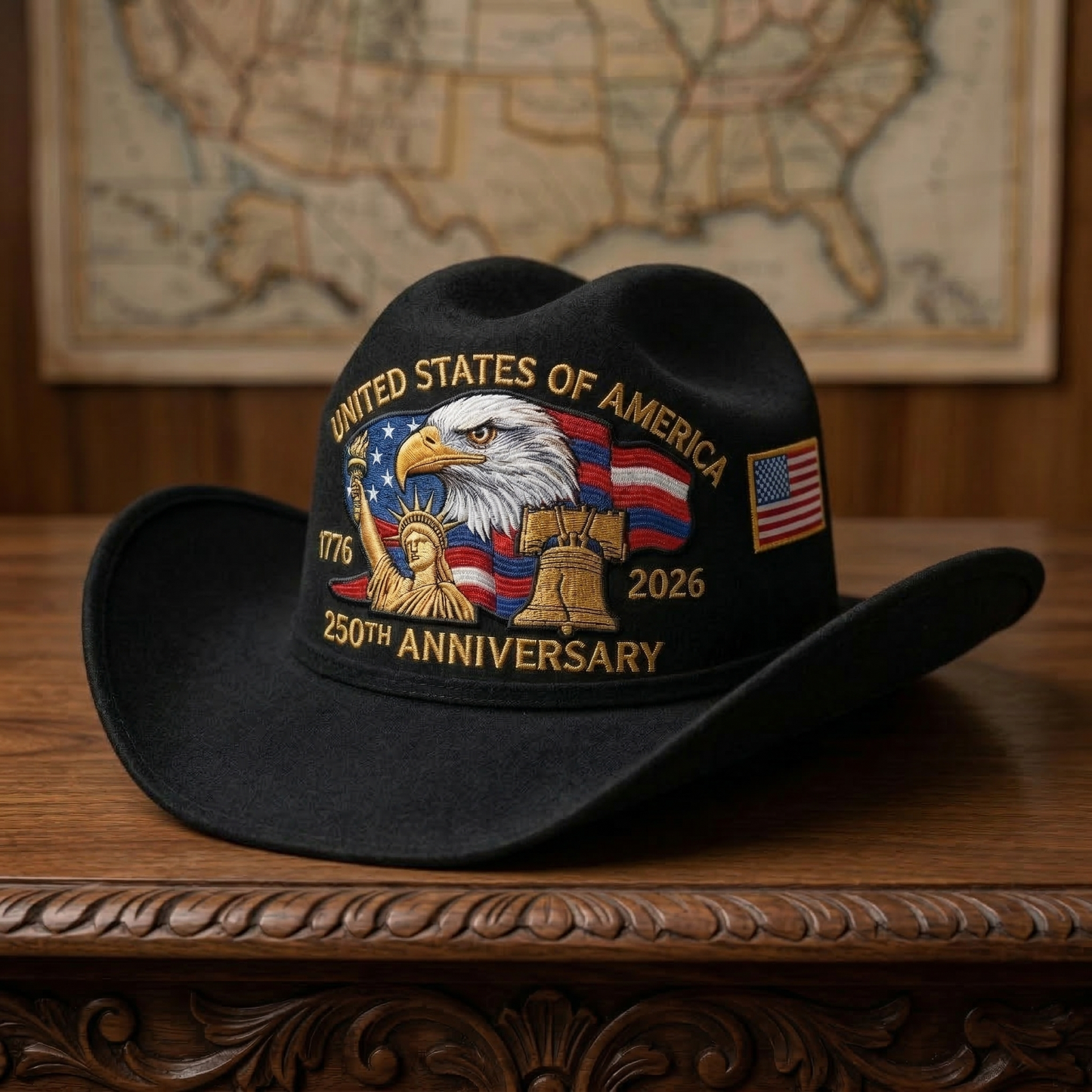 ⚡️250 Years Later — Still Standing™ Patriotic Cowboy Hat