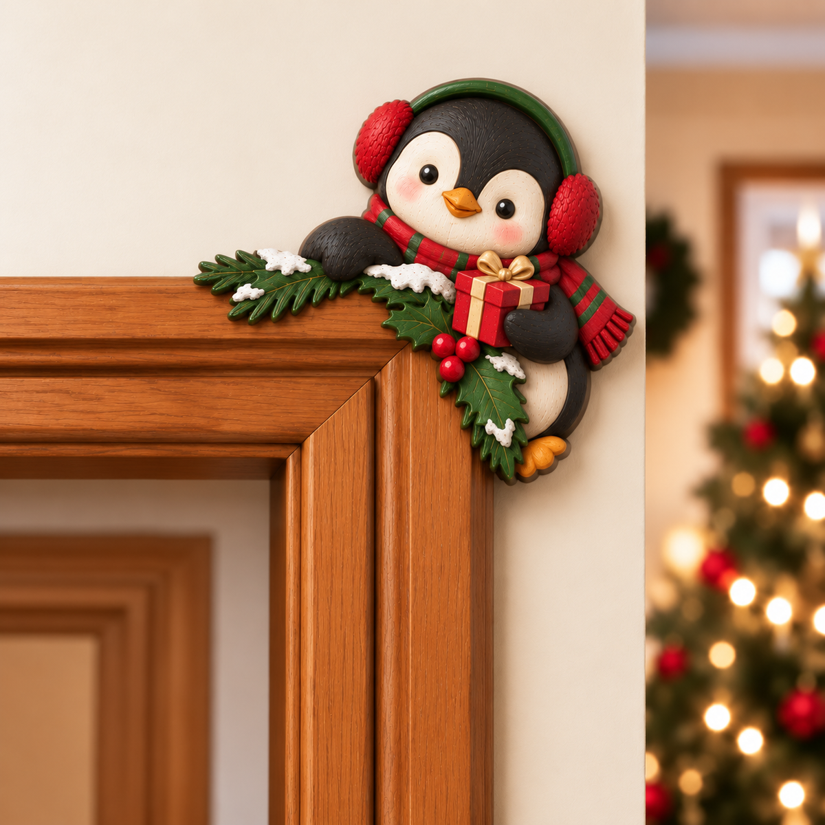 🎅 🎅2026 Christmas Gift 50% Off--Christmas Peekaboo Door Frame Corner Decor