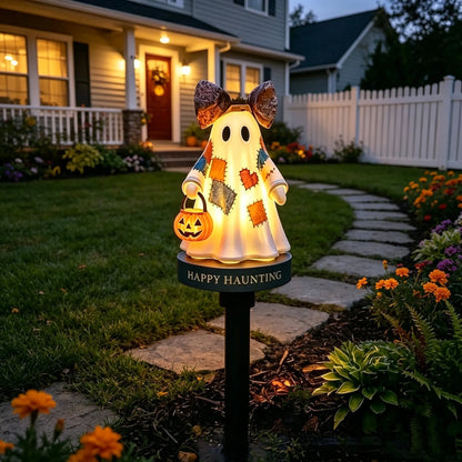 🔥🔥TODAY'S SPECIAL OFFER-50% OFF 🔥Lighted Vintage Patchwork Ghost Solar Garden Light
