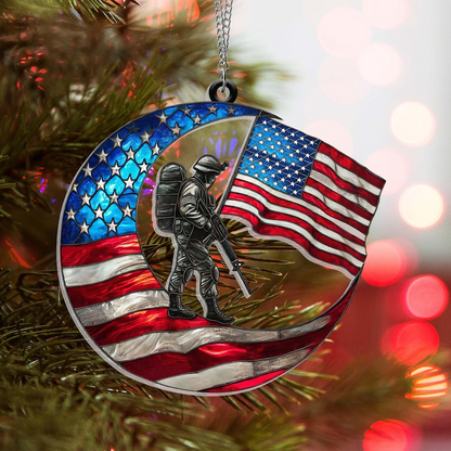 💟🇺🇸 American Military Suncatcher – A Light of Tribute for Vietnam Veterans