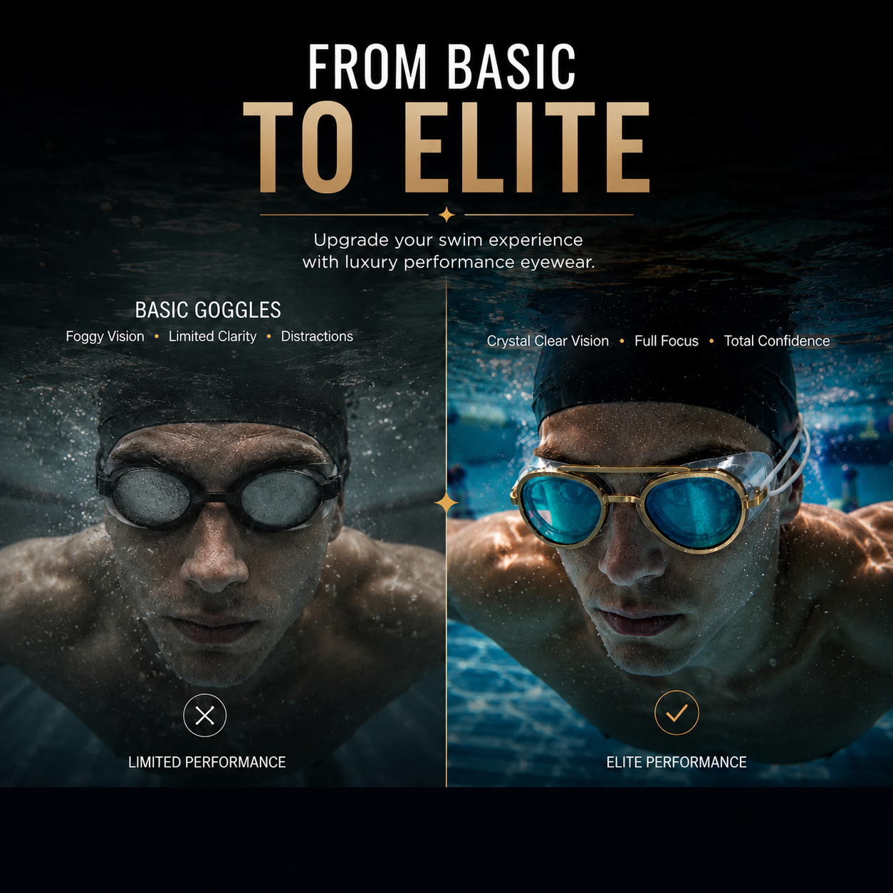 🔥🔥Hot Deal Summer Sale 50%✨Anti-Fog Swim Goggles🏊‍♂️☀️