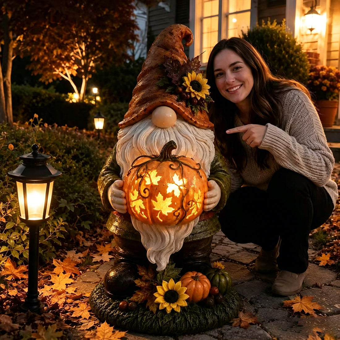 🔥 TODAY'S SPECIAL OFFER-50% OFF🔥 AUTUMN GOBLIN SOLAR GARDEN LIGHT