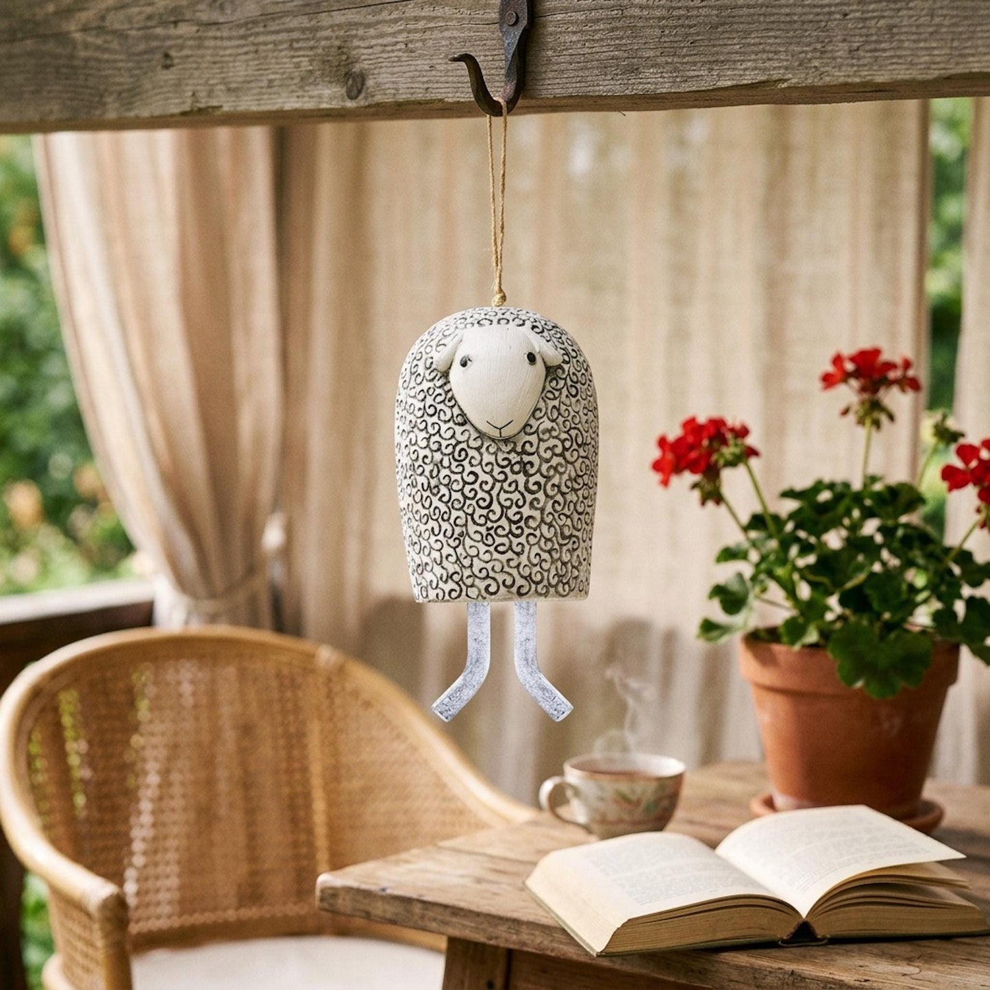 🎐🎐Handmade Whimsical Animal Wind Chime Ornaments