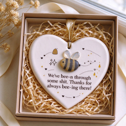 Funny Bee Sea Glass Keepsake