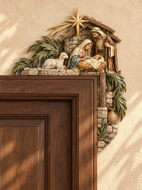❤️‍🔥❤️‍🔥Christmas Nativity Door Frame Corner Decor