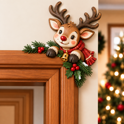 🎅 🎅2026 Christmas Gift 50% Off--Christmas Peekaboo Door Frame Corner Decor