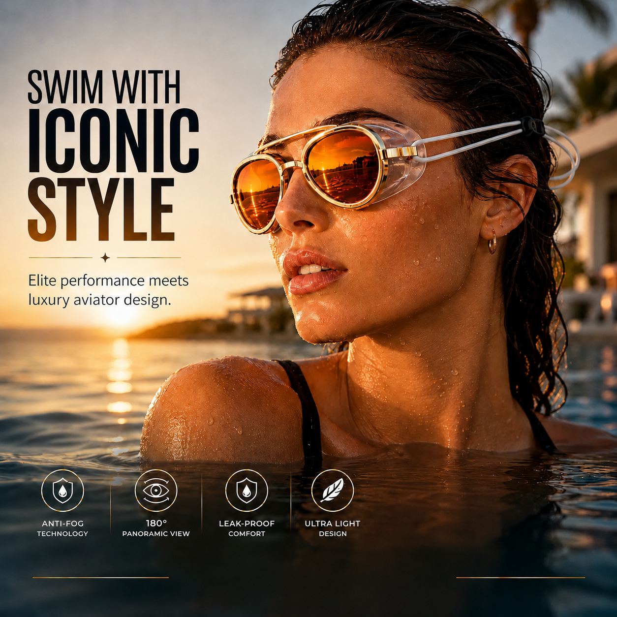 🔥🔥Hot Deal Summer Sale 50%✨Anti-Fog Swim Goggles🏊‍♂️☀️