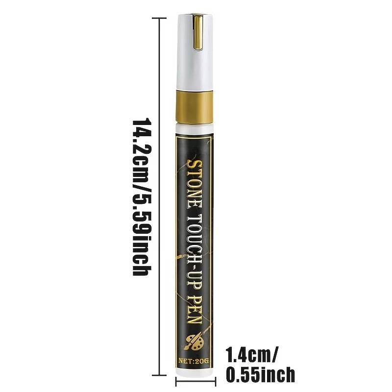 🖋️🖋️Golden Tombstone Marker Pen for Restoring Faded Grave Inscriptions