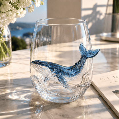 🥃🥃Artisanal Blue Ringed Octopus Glassware