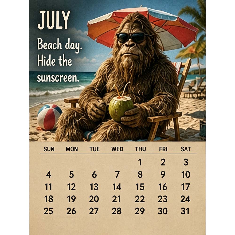 🦶2027  Daily Life Calendar