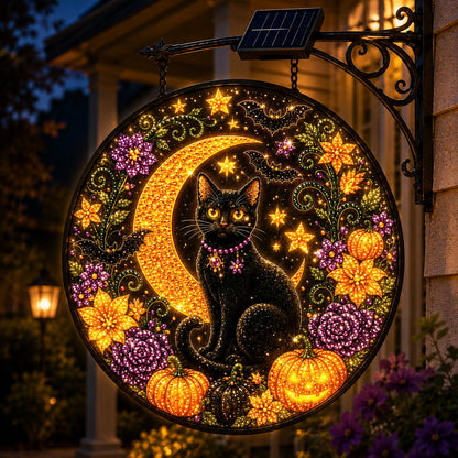 🎃 Solar Halloween LED Hanging Sign Light 👻