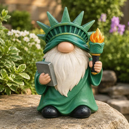 ❤️❤️Patriotic-Themed Gnome Statue