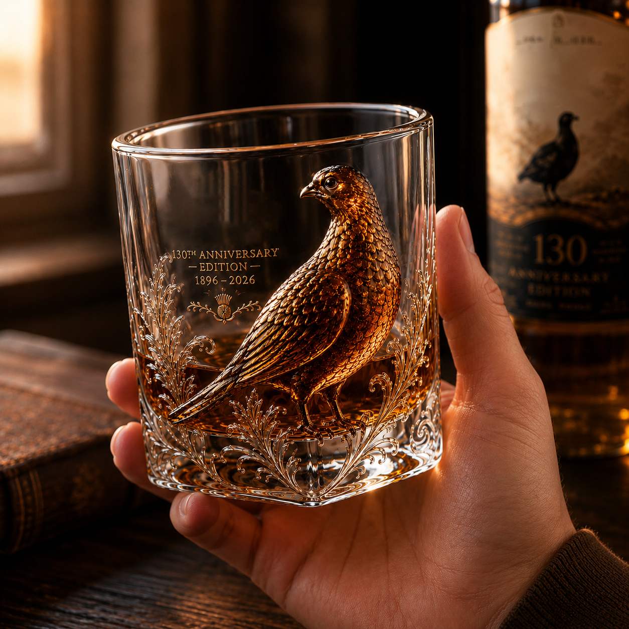 🦃The Famous Grouse 130th Anniversary Whisky Glass